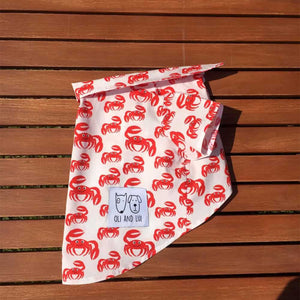 Oli and Lui Dog Shirt Crabs