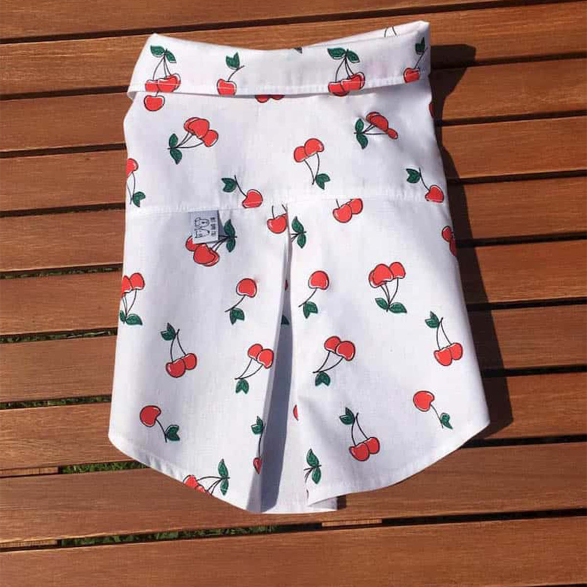 Oli and Lui Dog Shirt Cherry