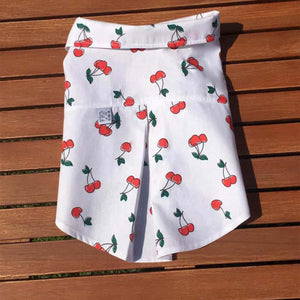 Oli and Lui Dog Shirt Cherry