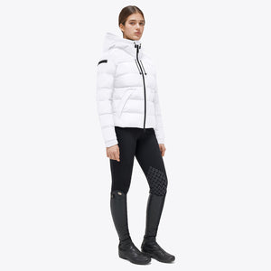 Cavalleria Toscana Women's Hooded Nylon Puffer Vest