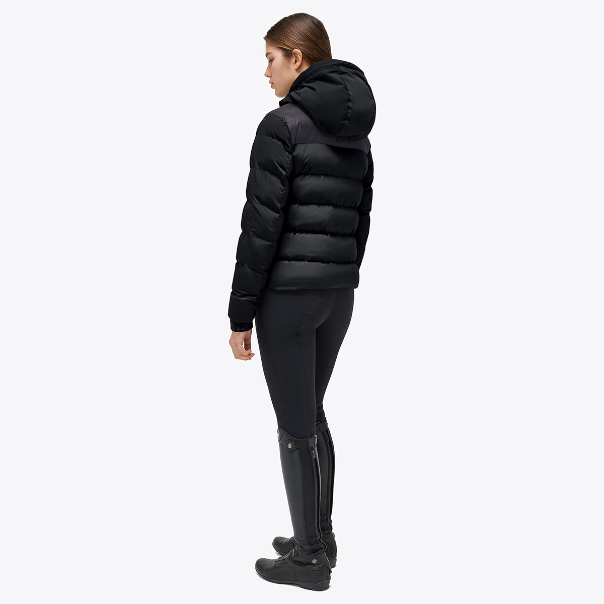 Cavalleria Toscana Women's Hooded Nylon Puffer Vest