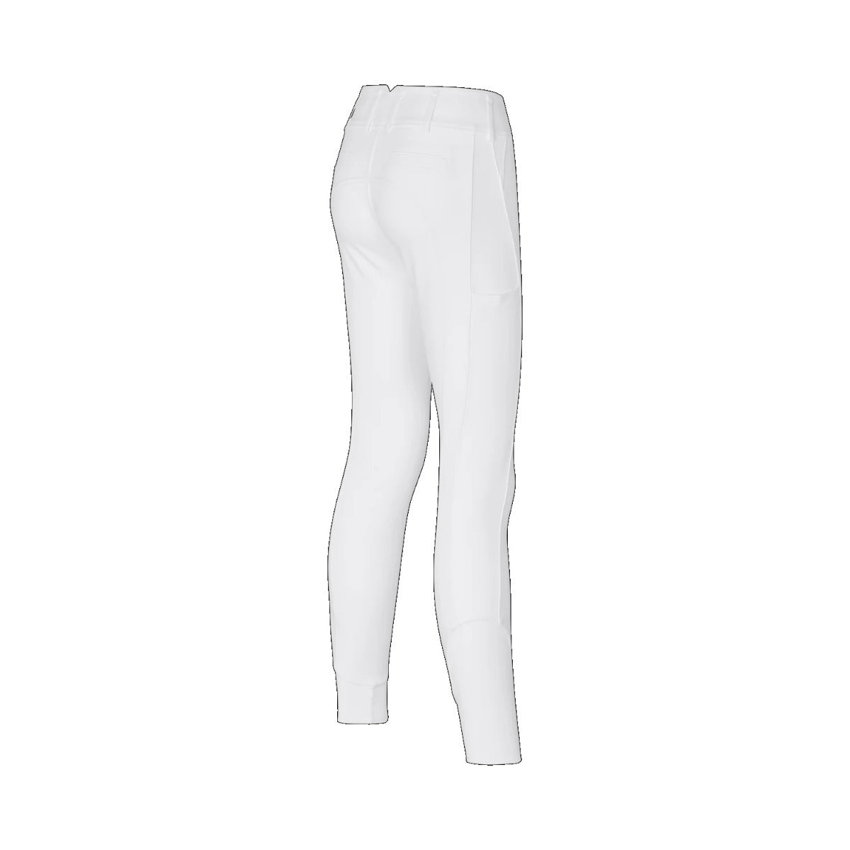 KingsLand Women's Kira H Shape Full Grip Breeches-White