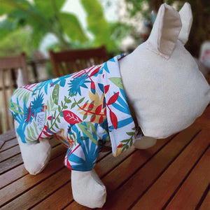 Oli and Lui Dog Shirt Tropical Breeze