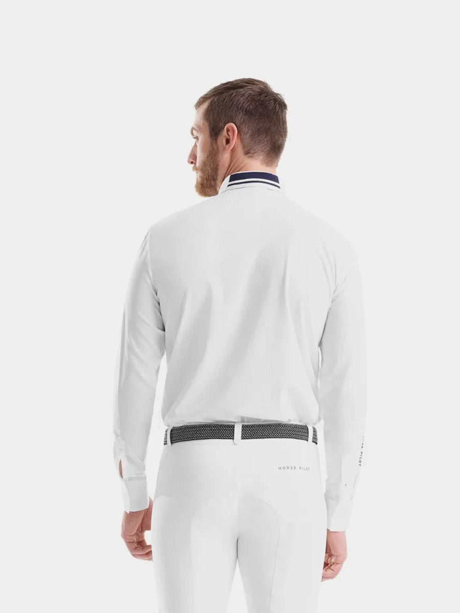 Horse Pilot Men's Design Shirt Long Sleeve