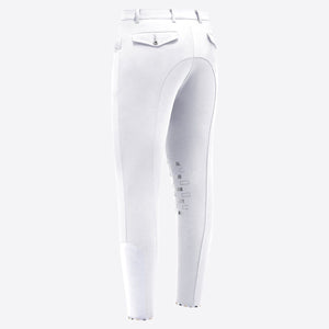 RG Man's Knee Grip Jumping Breeches White