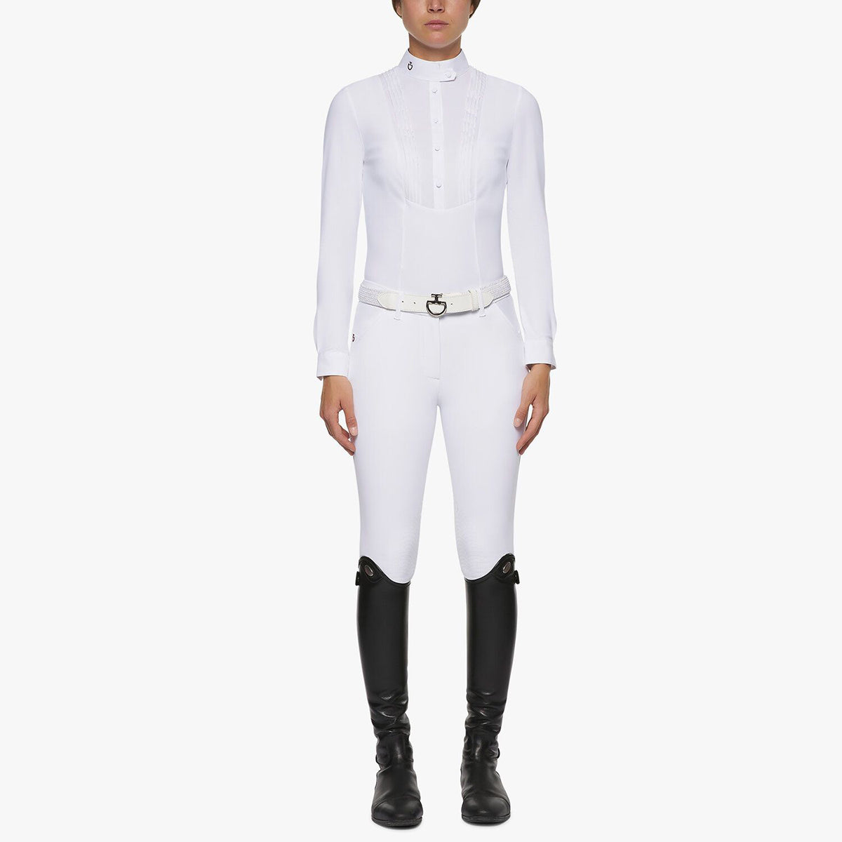 Cavalleria Toscana Women's Techn Shirt L/S W/Bib
