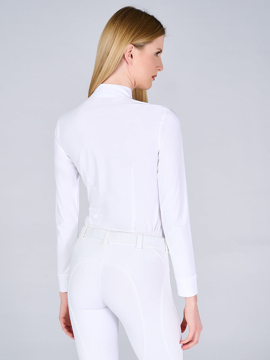 Vestrum Women's Mahon Show Shirt With Long sleeves White