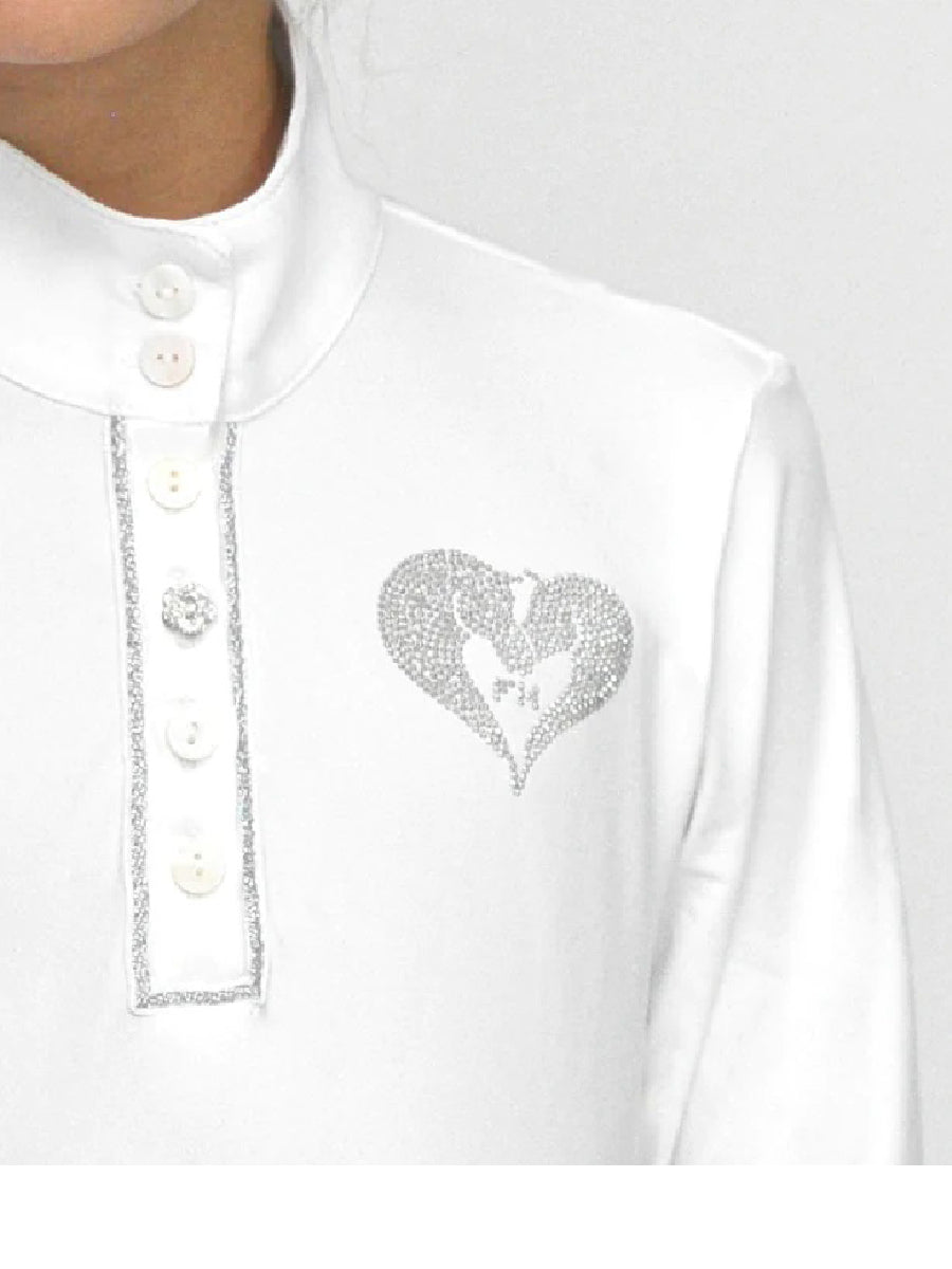 For Horses Girl's Molly Long Sleeve Show Shirt