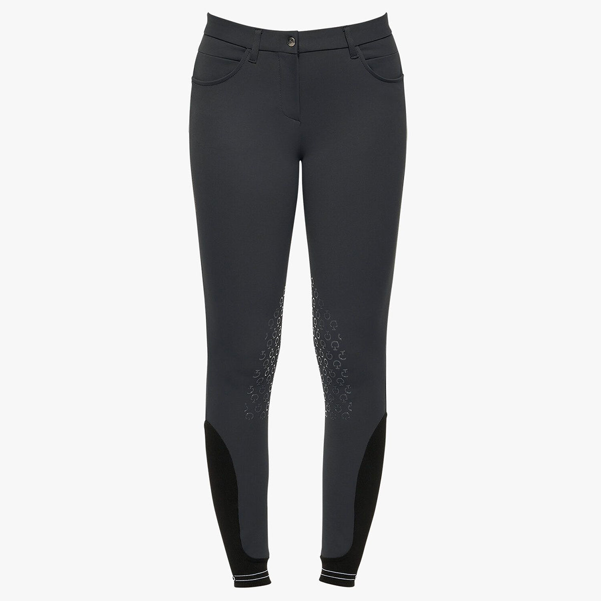 Cavalleria Toscana Women's Knee Grip Breeches With Perforated Logo Tape