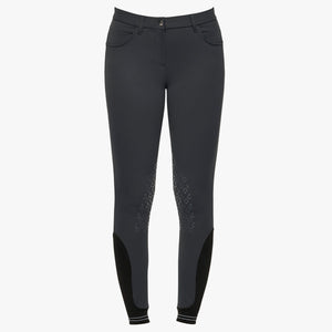Cavalleria Toscana Women's Knee Grip Breeches With Perforated Logo Tape