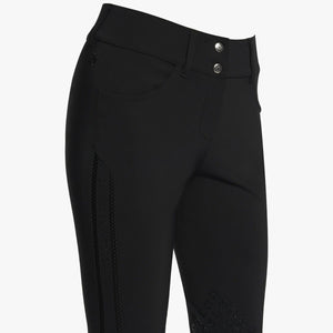 Cavalleria Toscana Women's Elegant Embroidery Breeches