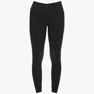 Cavalleria Toscana Women's Team Red Stripe High Waist Breeches