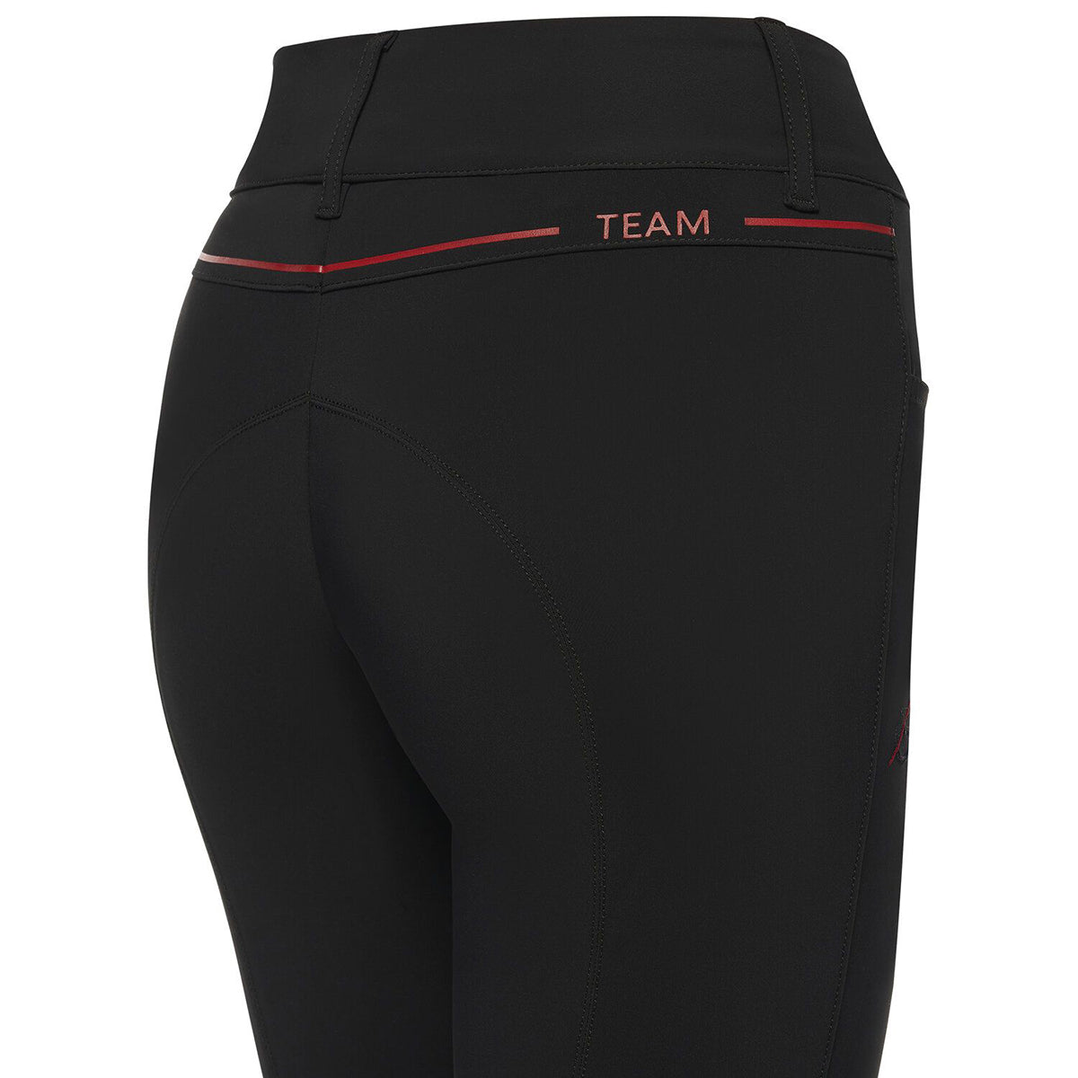 Cavalleria Toscana Women's Team Red Stripe High Waist Breeches