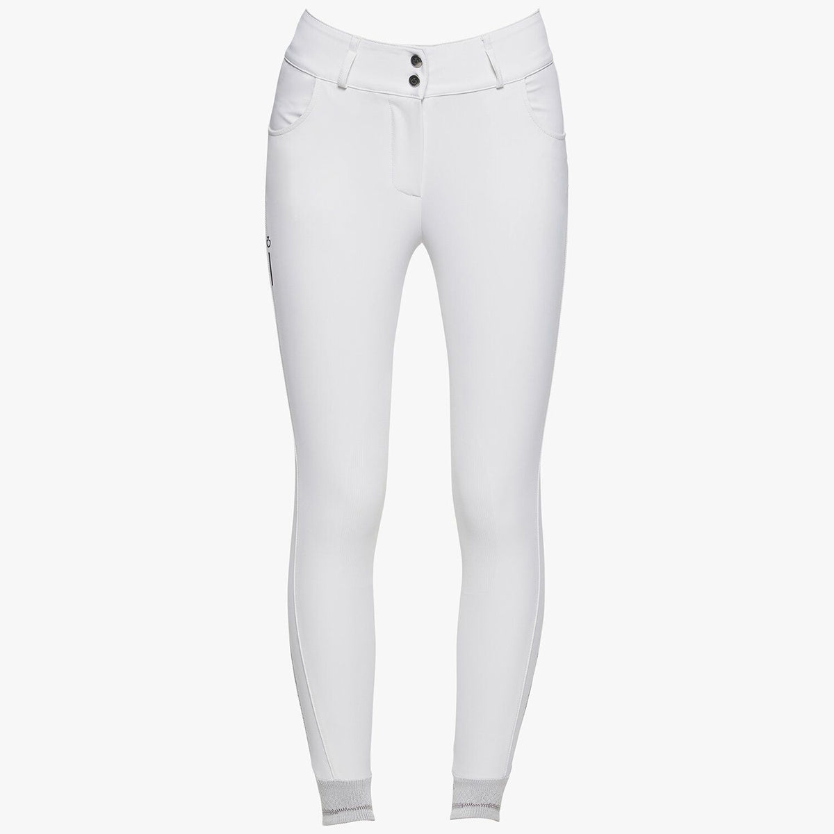 Cavalleria Toscana Women's High Waist RS Breeches WHITE