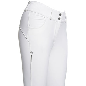 Cavalleria Toscana Women's High Waist RS Breeches WHITE