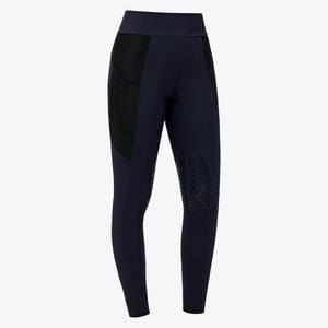 Cavalleria Toscana Women's Jersey Mesh Riding Leggins