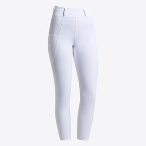 Cavalleria Toscana Women's Jumping Full Grip Leggings-White