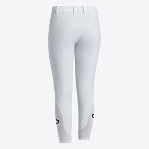 Cavalleria Toscana Unisex Young Rider's Dressage Full Grip Breeches-White