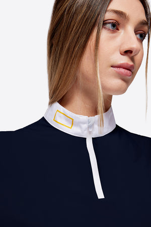 RG Women's Jersey L/S Zip Competition Polo