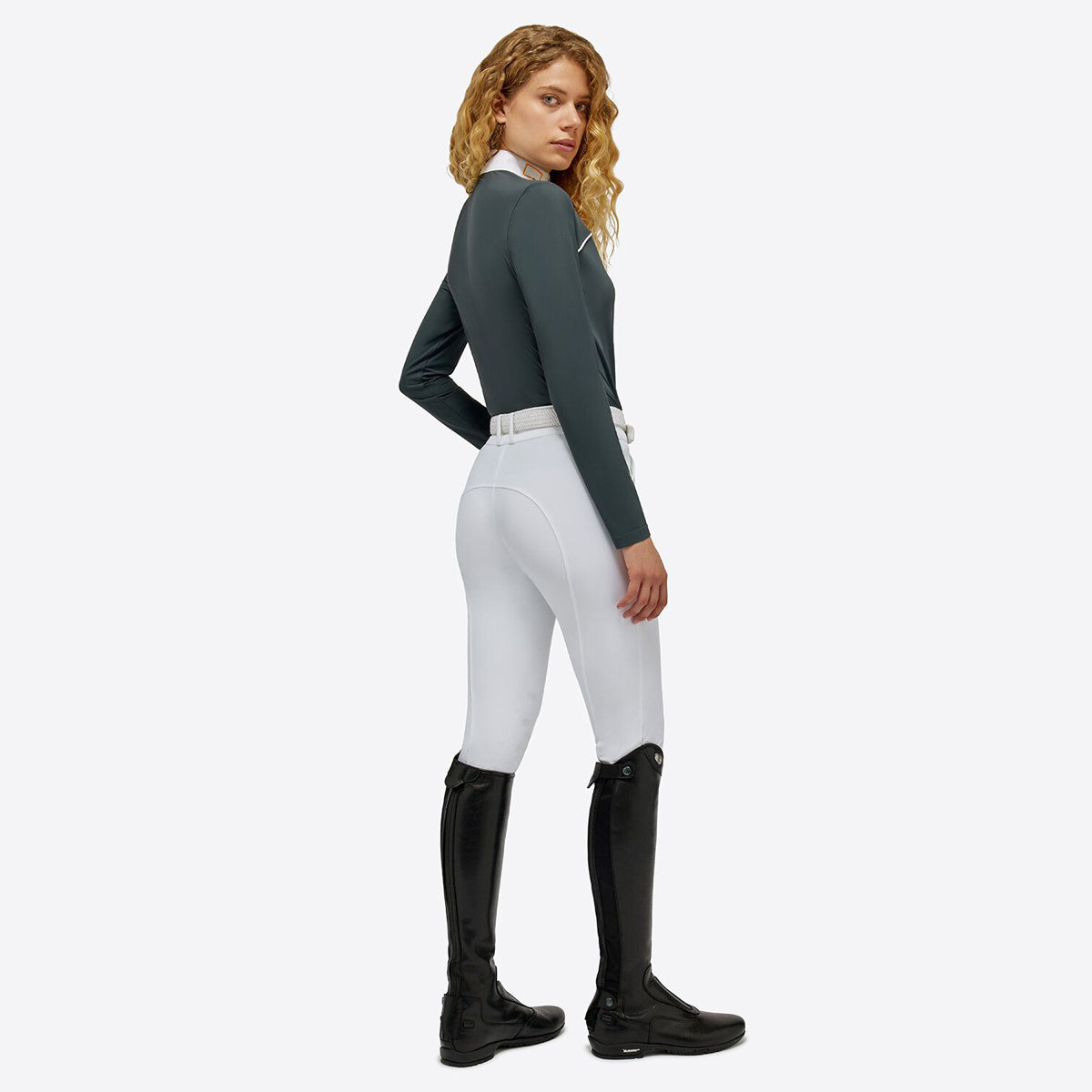 RG Women's Jersey L/S Competition Zip Polo