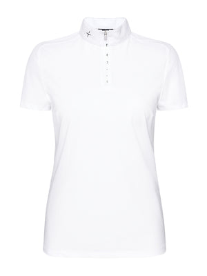 Trolle Women's Aero Competition Polo + TECH™ White