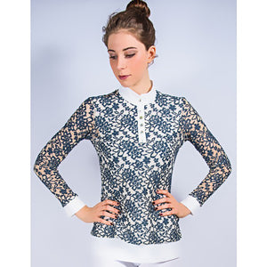 For Horses Women's Vega Long Sleeve Lace Shirt