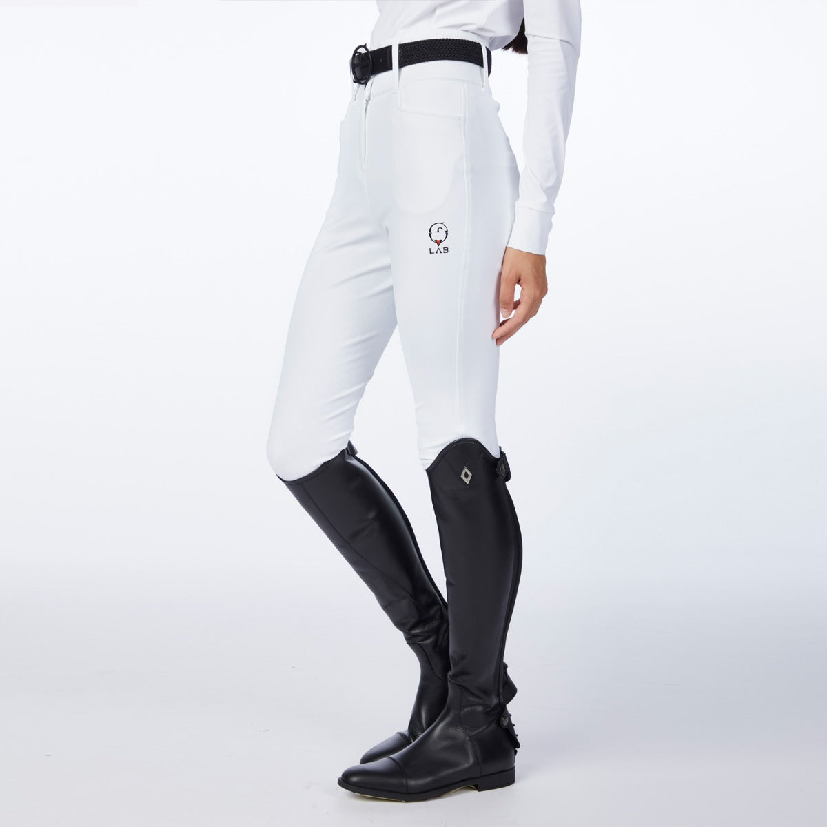 Vestrum Women's Bellatrix Breeches Full Grip High Waist-Optical White
