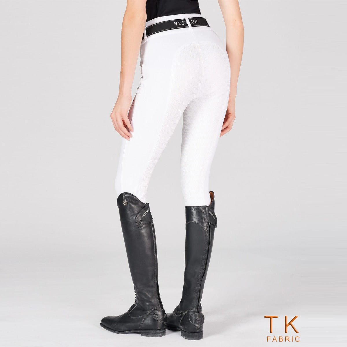 Vestrum Women's Molveno Riding Breeches with Full Grip-Tk Fabric-Optical White