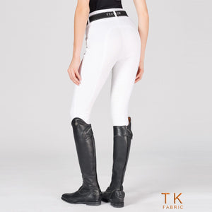 Vestrum Women's Molveno Riding Breeches with Full Grip-Tk Fabric-Optical White