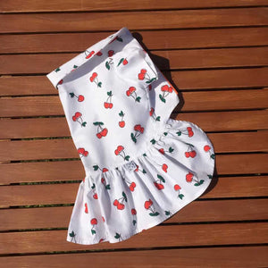 Oli and Lui Dog Dress Cherry Dress
