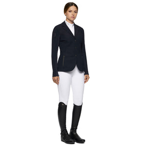 Cavalleria Toscana Women's R-EVO Riding Jacket with Zip with Inserts in Technical Mesh