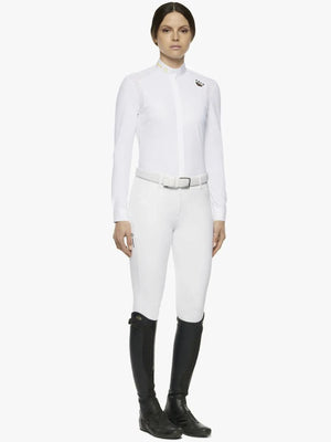 Cavalleria Toscana Women' R-Evo Epaulet LS Competition Shirt