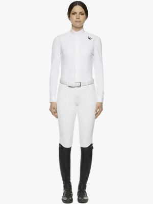 Cavalleria Toscana Women' R-Evo Epaulet LS Competition Shirt
