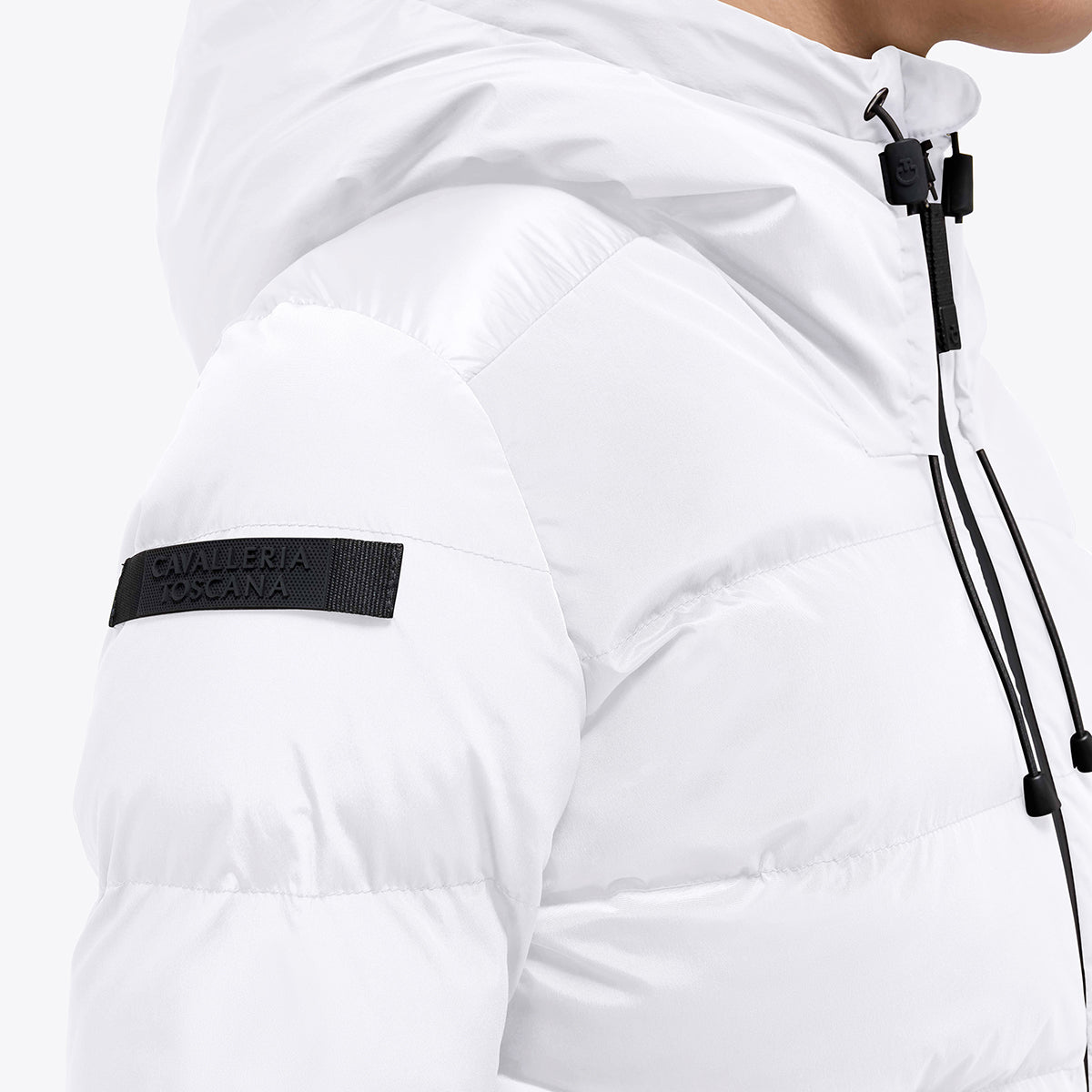 Cavalleria Toscana Women's Hooded Nylon Puffer Vest