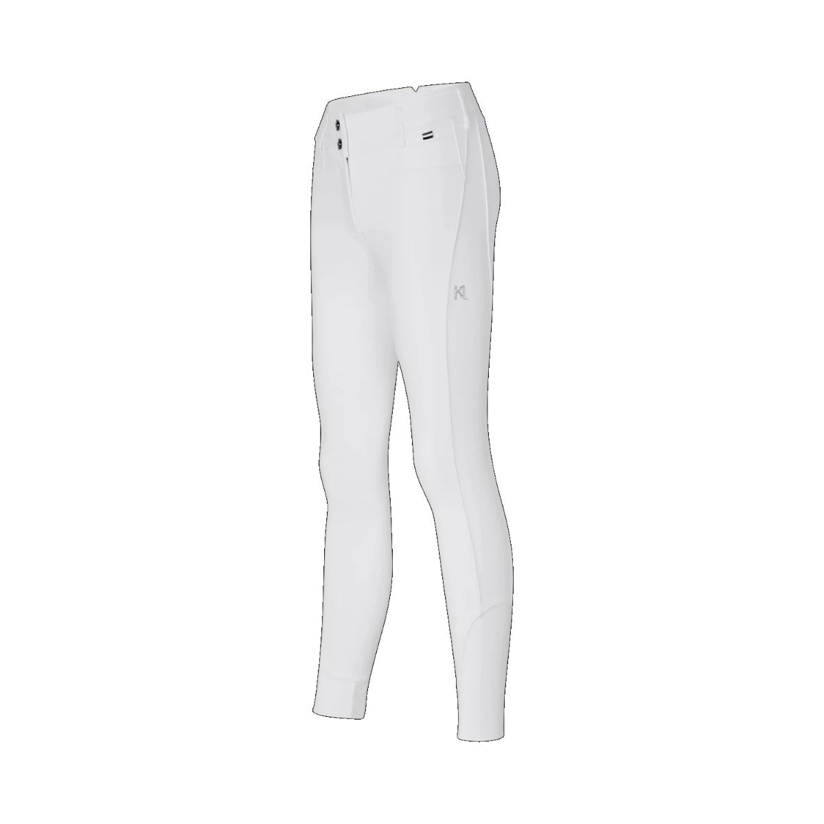 KingsLand Women's Kira H Shape Full Grip Breeches-White