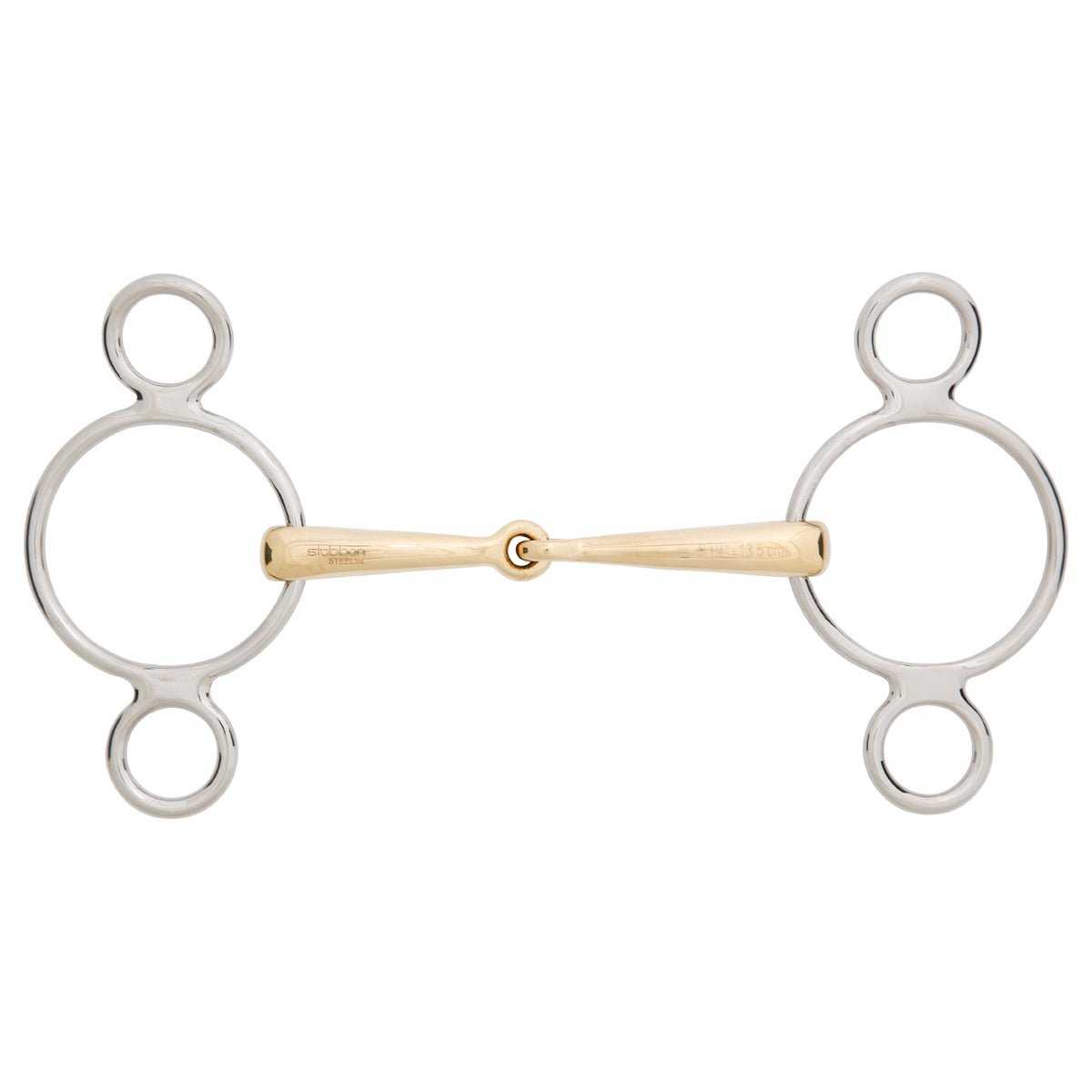 Stübben Pessoa Bit 3-Ring Gag Single Broken