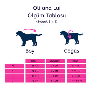 Oli and Lui Dog Sweatshirt Cool