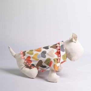 Oli and Lui Dog Shirt Heart Shaped