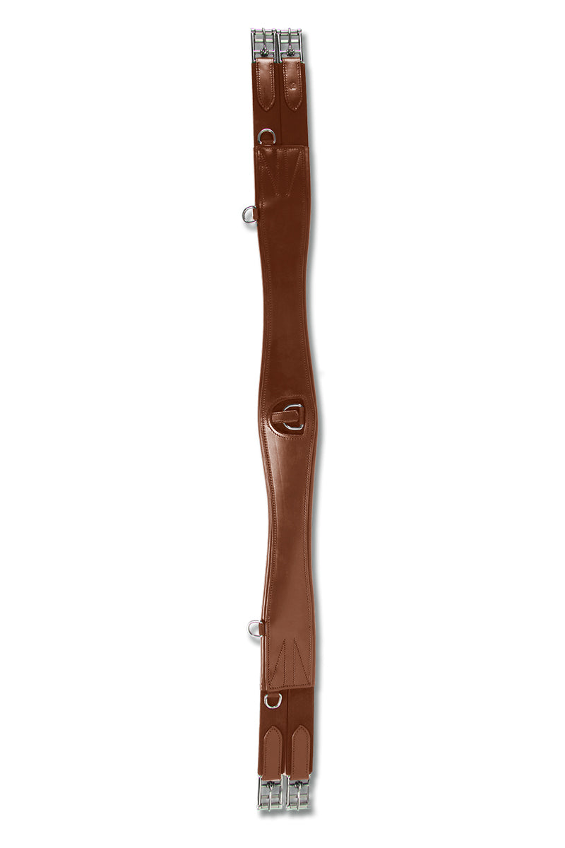 Leather Long Girth with Elastics