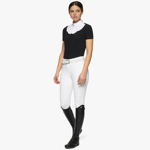 Cavalleria Toscana Women's Scalloped Bib S/S