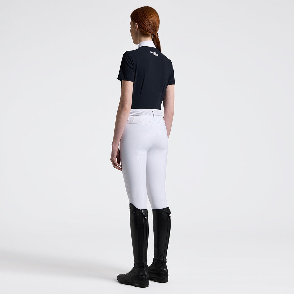 Cavalleria Toscana Women's Competition Shirt in Technical Jersey with Zip