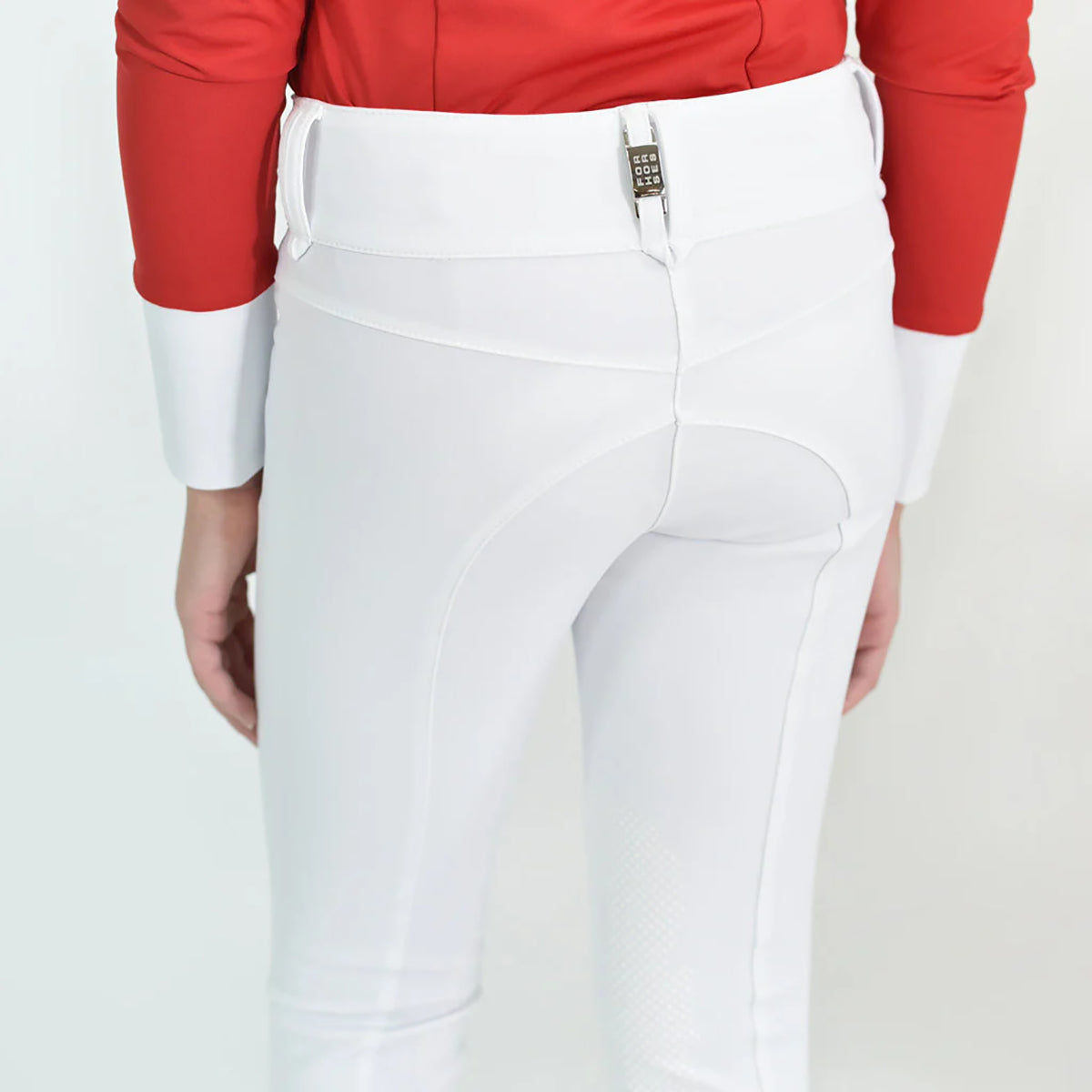 For Horses Girl's Matilde Ultra Move Breeches-White