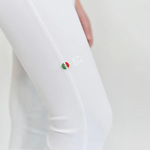 For Horses Girl's Matilde Ultra Move Breeches-White