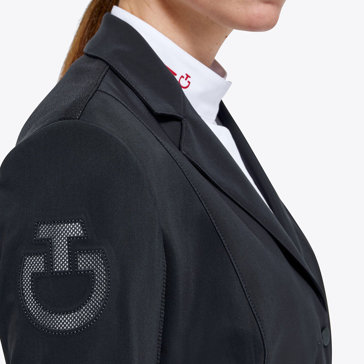 Cavalleria Toscana Women's R-EVO Light Tech Knit Zip Riding Jacket