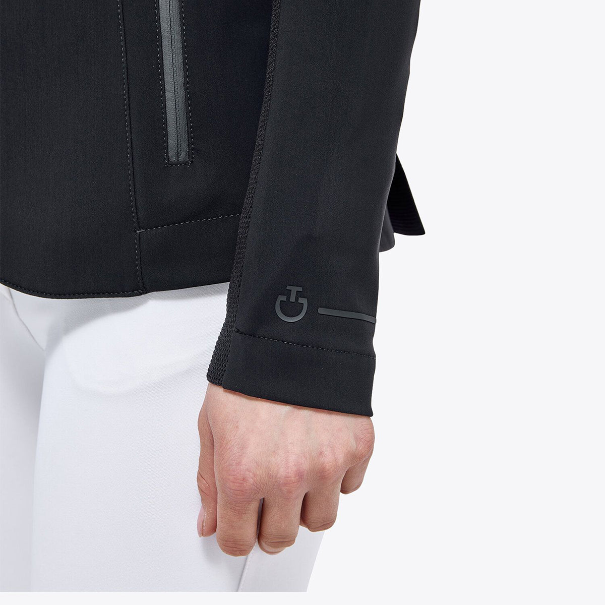 Cavalleria Toscana Women's R-EVO Light Tech Knit Zip Riding Jacket