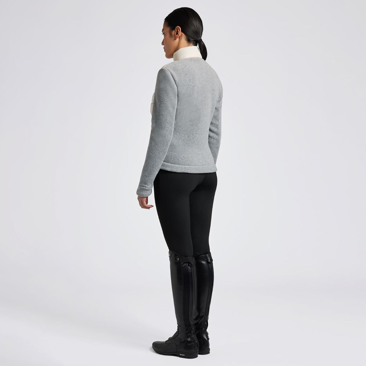 Cavalleria Toscana Women's  Nylon and Fleece Zip Up Jacket