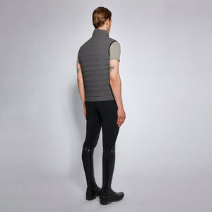 Cavalleria Toscana Men's Lightweight Puffer Vest w/ Hidden Hood