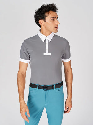 Vestrum Men's Budoni Short Sleeves Shirt-Light Grey-Small