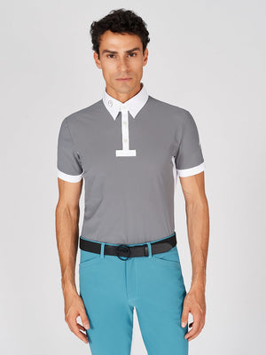Vestrum Men's Budoni Short Sleeves Shirt-Light Grey-Small