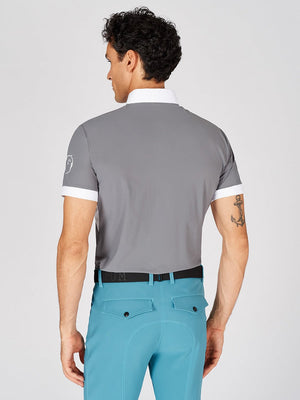 Vestrum Men's Budoni Short Sleeves Shirt-Light Grey-Small